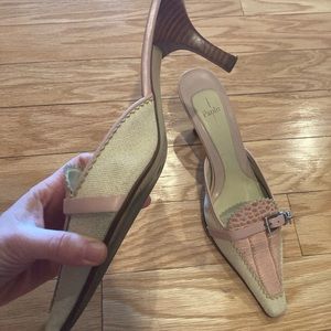 Paolo 9.5 slide heels